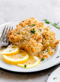 panko parmesan baked cod table for two