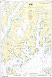 Noaa Nautical Chart 16712 Unakwik Inlet To Esther Passage And College Fiord