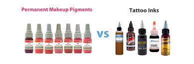permanent makeup pigments vs tattoo ink