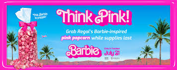 Barbie Early Pink Popcorn Regal