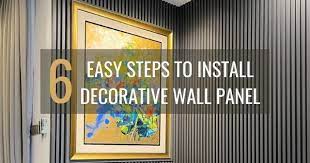 Install Decorative Wall Panel