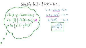 Lesson Simplifying Natural Logarithmic