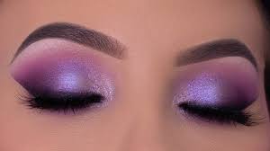 purple violet eye makeup tutorial