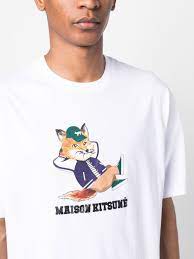 logo print cotton t shirt