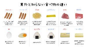 意外と知らない食べ物の違い！？ | 食品画像のそざい屋さん｜商用可の食べ物フリー画像配布サイト