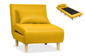 sofá cama de 1 plaza tapizado en loneta