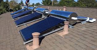 commercial solar water heating take