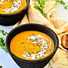 orange scented ernut squash soup