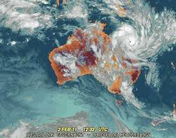 Cairns is in the cyclone affected part of australia, and has had a few near misses as well as a few smaller direct hits. Cyclone Yasi Over Cairns Bizarre Facts Bizarre Unbelievable Facts