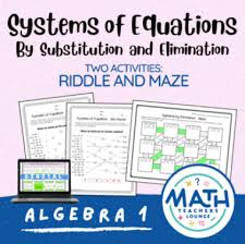 Equations Riddle And Maze Worksheets