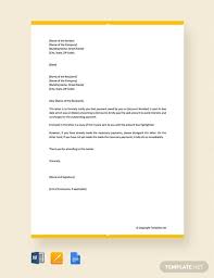payment letter template 38 free pdf