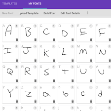 how to create your own font