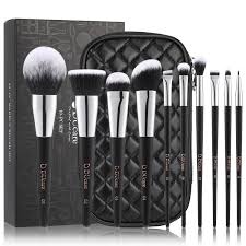 ducare face and eye makeup brushes set