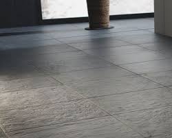 athens black riven slate effect floor
