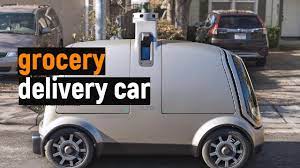 Self-driving Grocery Delivery Car NURO - YouTube