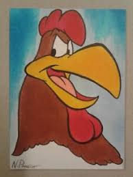 We have an extensive collection of amazing background images carefully chosen by our community. Foghorn Leghorn Original Color Art Sketch Card Comic Parrish Warner Cartoon Bird Ebay
