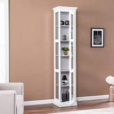 white curio corner cabinet ideas on foter