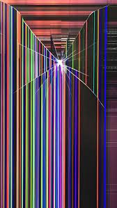 broken display rainbow line rainbow