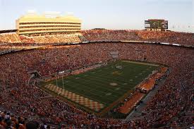in knoxville neyland stadium is the star