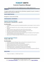 The free resume templates made in word are easily adjustable to your needs and personal a great fit for job candidates targeting experienced management, and specialized technicians jobs. Customer Experience Manager Resume Samples Qwikresume