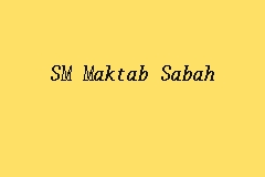 Check spelling or type a new query. Sm Maktab Sabah Sekolah Menengah In Kota Kinabalu