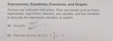 Solved Expressions Equations
