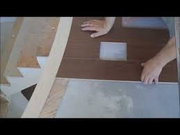 how to install hardwood floor around