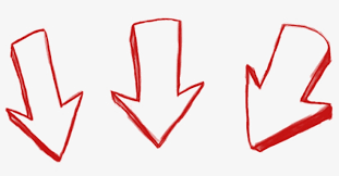 Img 3 Arrow Down Drawn - 3 Arrows Down - Free Transparent PNG Download -  PNGkey