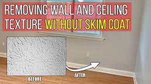 how to remove wall ceiling texture