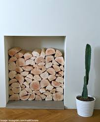 Decorative Split Logs Rustic Style