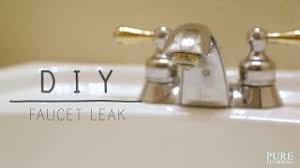 fix a leaky faucet double handle diy