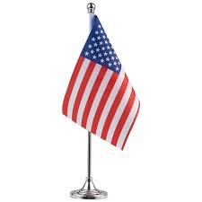Check spelling or type a new query. American Desk Flag Set 8 X 5 5 Usa Table Desktop Flag Mini Us Flag Polyester With Metal Base Stand Walmart Com Walmart Com