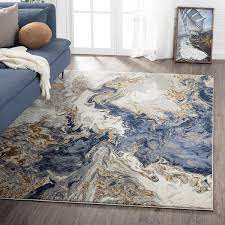 luxe weavers marble collection blue