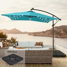 Solar Led Cantilever Patio Umbrellas