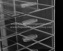 ds acrylic makeup organizer clear cube