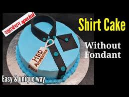 shirt cake without fondant for