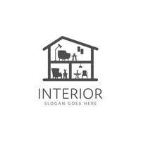 interior design logo vector art icons