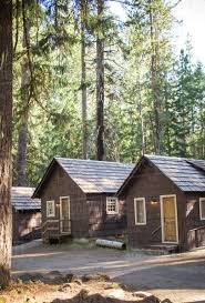 Maybe you would like to learn more about one of these? Wooden Cabins In Forest Union Creek Oregon Usa Stock Photo Dissolve