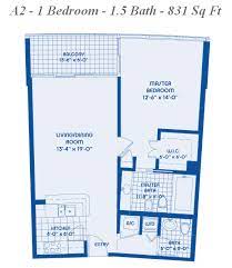 Blue Miami Condo Floor Plans