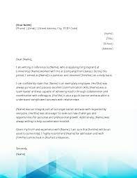 employer reference letter for