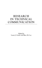 research in technical communication contemporary studies in research in technical communication contemporary studies in technical communication hardcover 30 2002