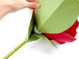giant paper flower stem tutorial abbi
