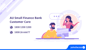 au small finance bank customer care