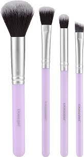 donegal makeup brush set 4 pcs purple