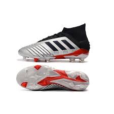Predator football boots are synonymous with footballing excellence, and are a timeless icon of adidas style. Adidas Predator 19 1 Fg Men S Boots Silver Black Red