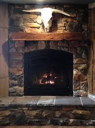 rustic fireplace mantel photos