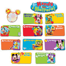 Details About Mickey Mouse Clubhouse Handy Helpers Job Chart Mini Bbs Eureka Eu 847100