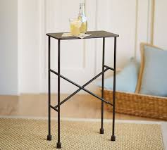 Small accent table on hand and ready to ship. Zane 14 Metal Accent Table Pottery Barn