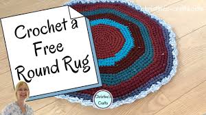 crochet a free t shirt yarn circle rug