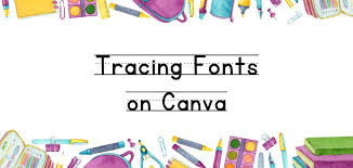 tracing fonts on canva digital hygge